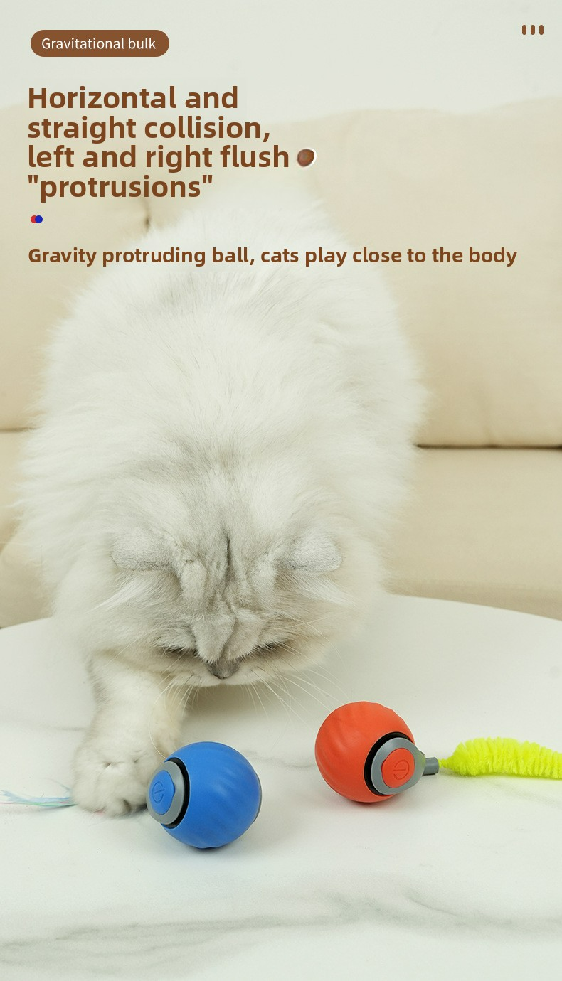 Cat Interactive Ball Toy Automatic Rolling Ball