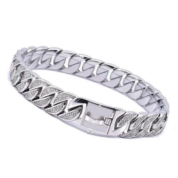 32MM Diamond Dog Collar Chain for Bulldogs, Cats, Puppies