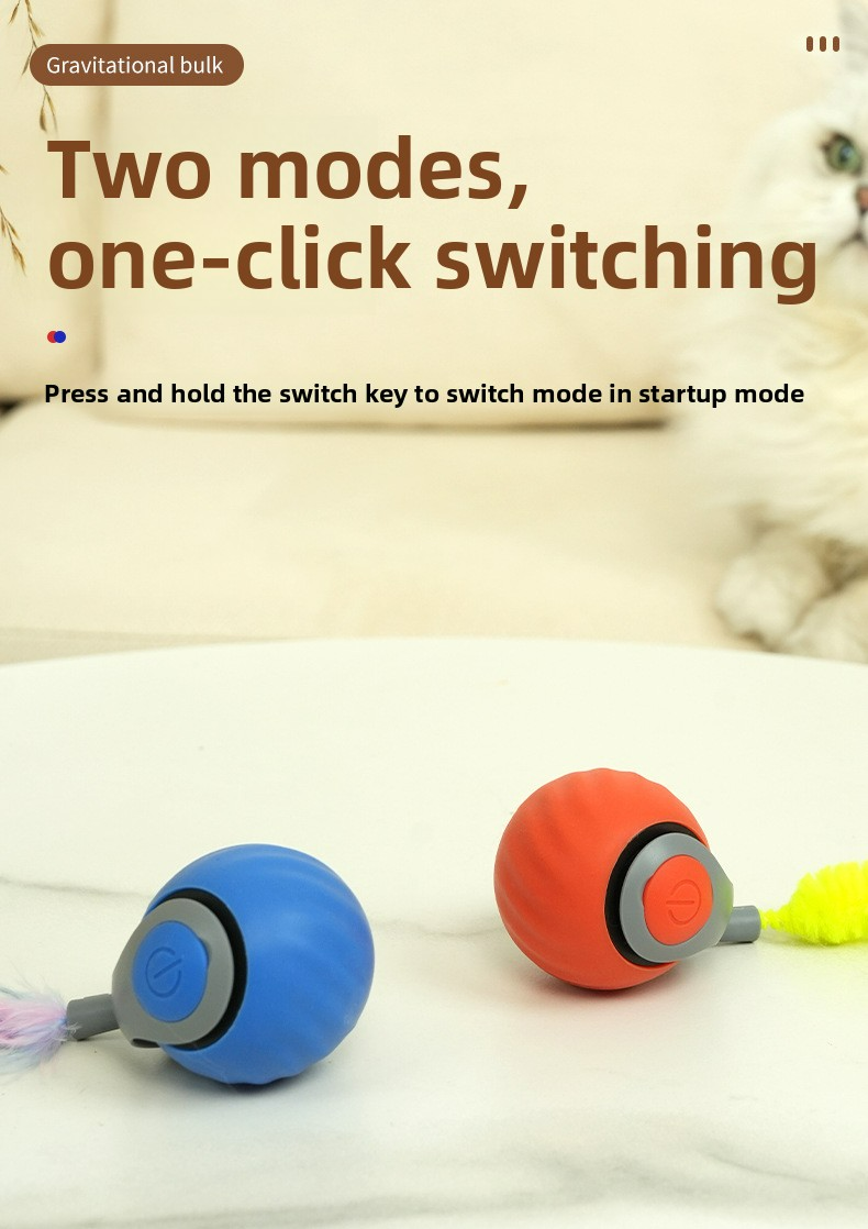 Cat Interactive Ball Toy Automatic Rolling Ball