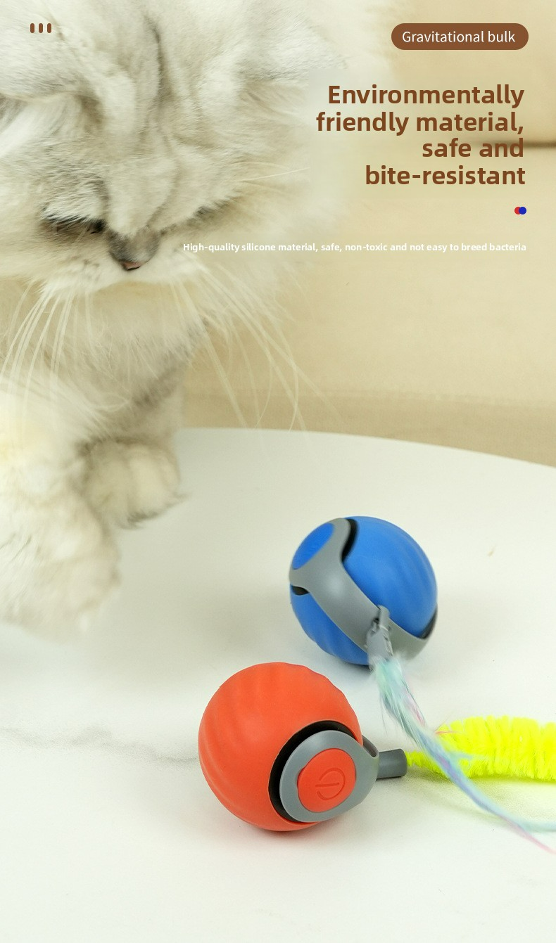 Cat Interactive Ball Toy Automatic Rolling Ball