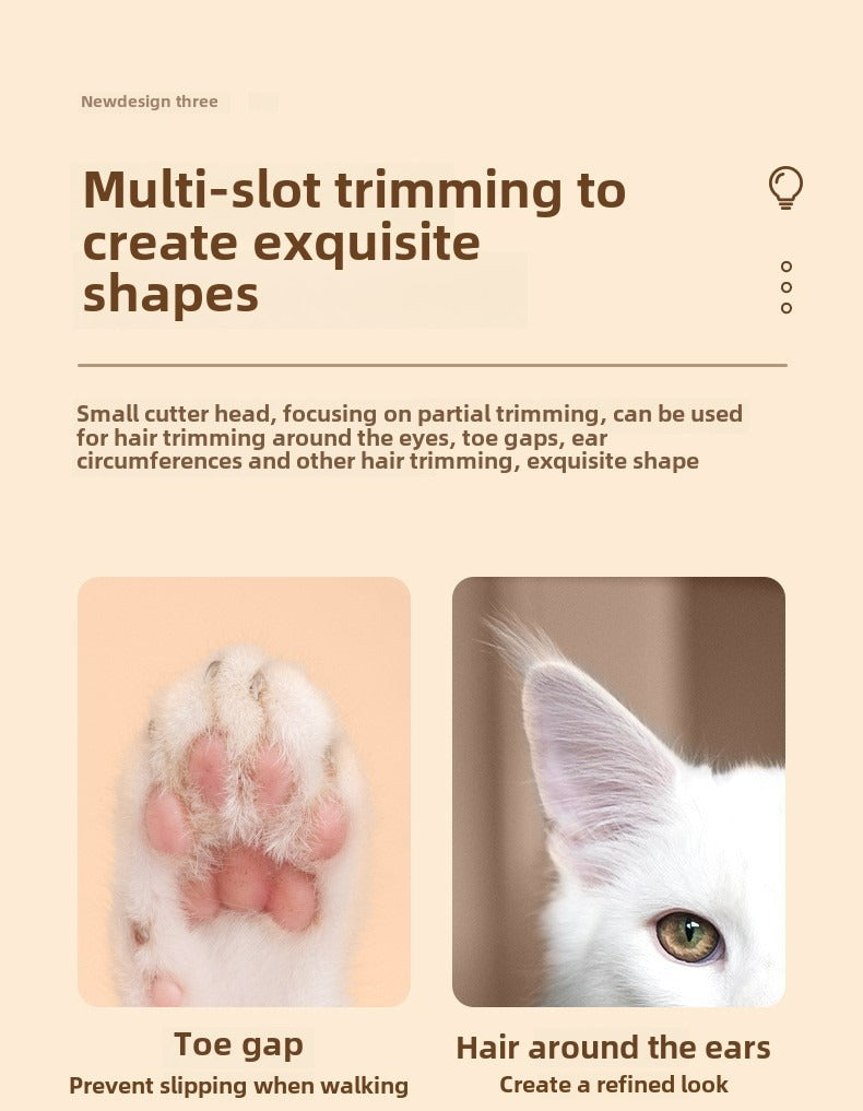 Waterproof LED Light Dog & Cat Foot Shaver