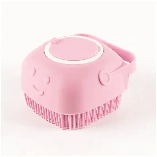 2 in 1 Pet Shampoo Brush Paw Pet Pal