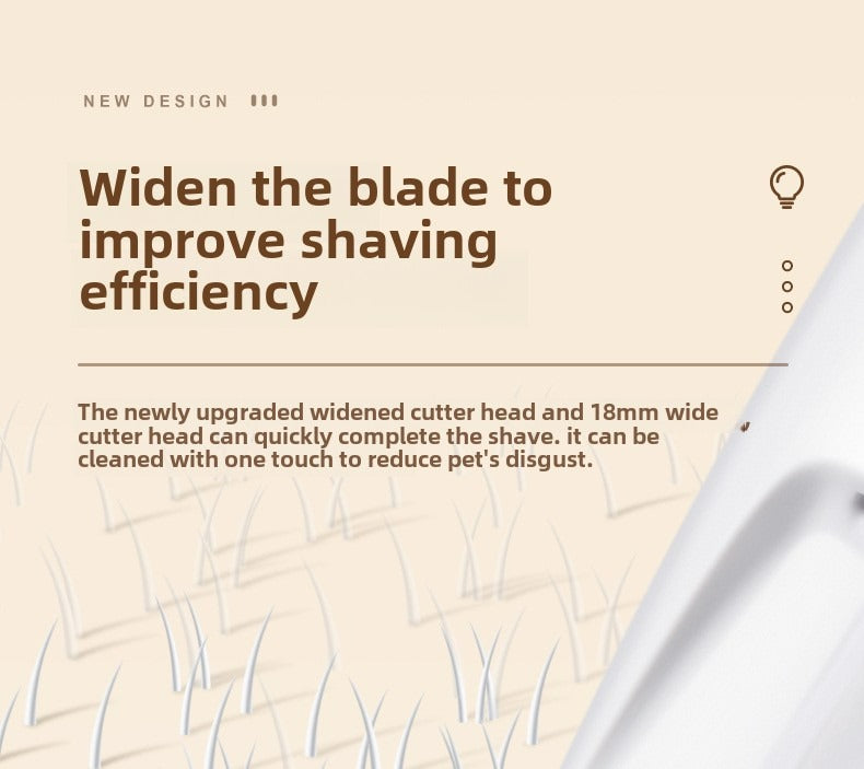 Waterproof LED Light Dog & Cat Foot Shaver