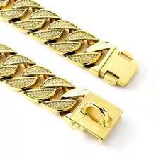 32MM Diamond Dog Collar Chain for Bulldogs, Cats, Puppies