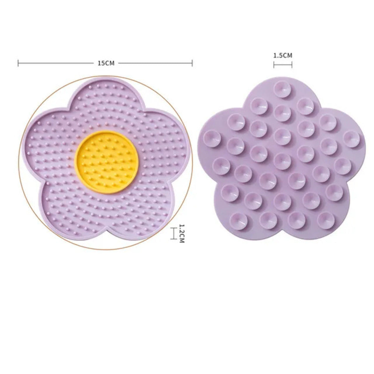 Adorable Licking Pad: Sunflower Shape Silicone Pet Treat Mat