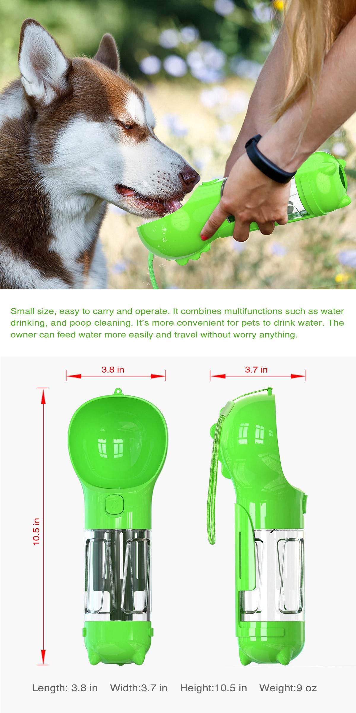 Portable Pet Automatic Feeder Bottle