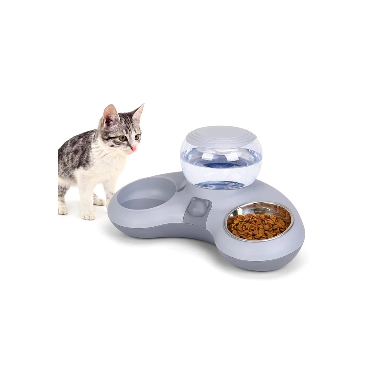 Auto Water Cat Feeder (Tilted Bowls)