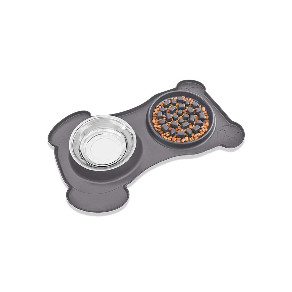 Stainless Steel Slow Feeder Bowl For Pets