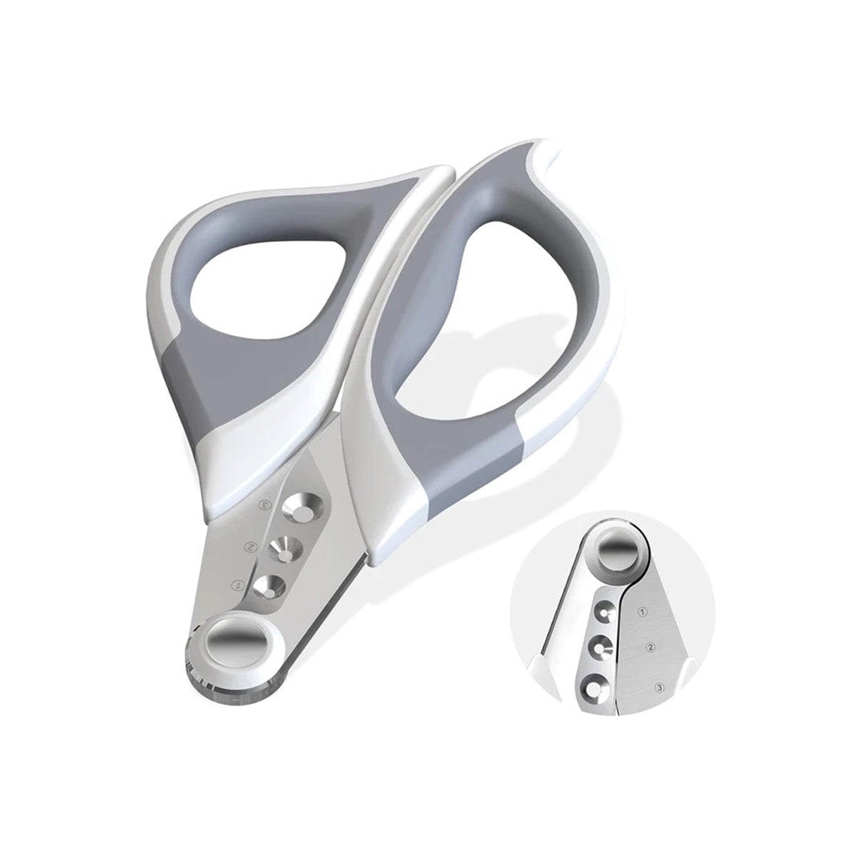 Professional Pet Nail Clippers with 3 Cutting Holes