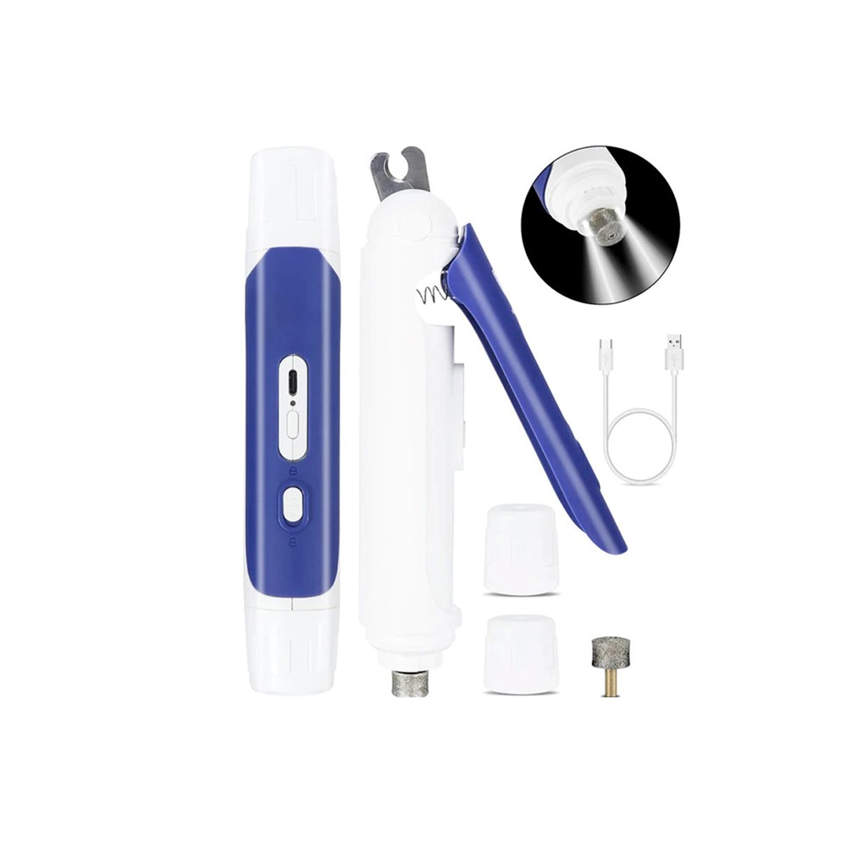 Powerful 2-in-1 Electric Pets Nail Clippers & Grinder