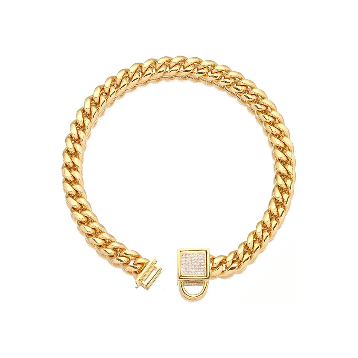 Heavy Duty Cuban Link Dog Collar